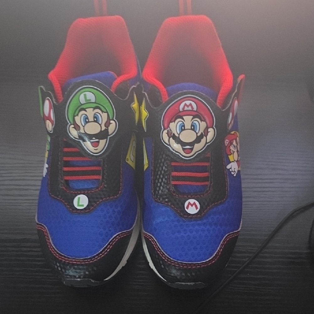 Nintendo Kids Sneakers - Blue, Red, and Black